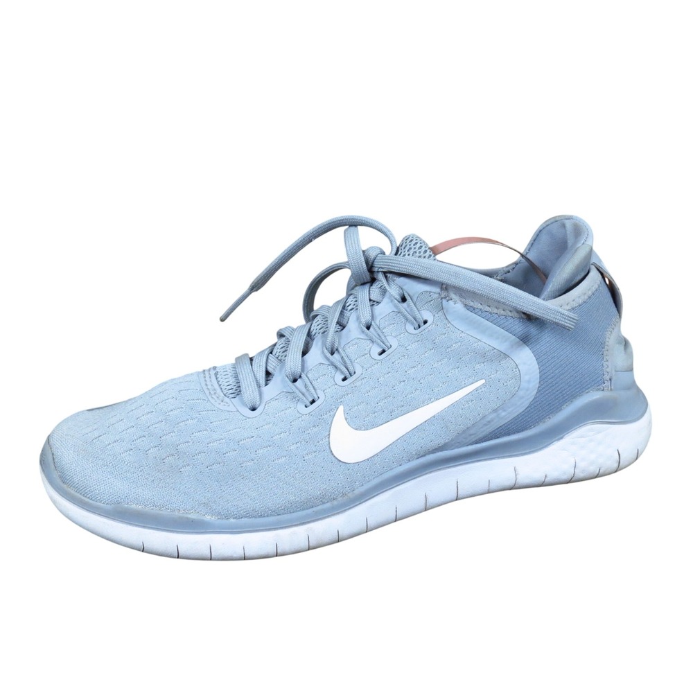 Nike Free RN 2018 Women Running Shoes Size 8.5 Athletic Training Wolf Grey White